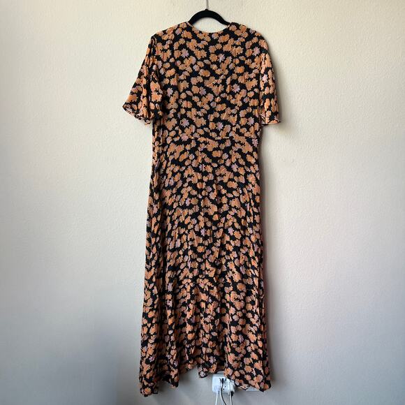 VEDA Montana Floral Button Front Maxi Dress Size XXL - Picture 3 of 5